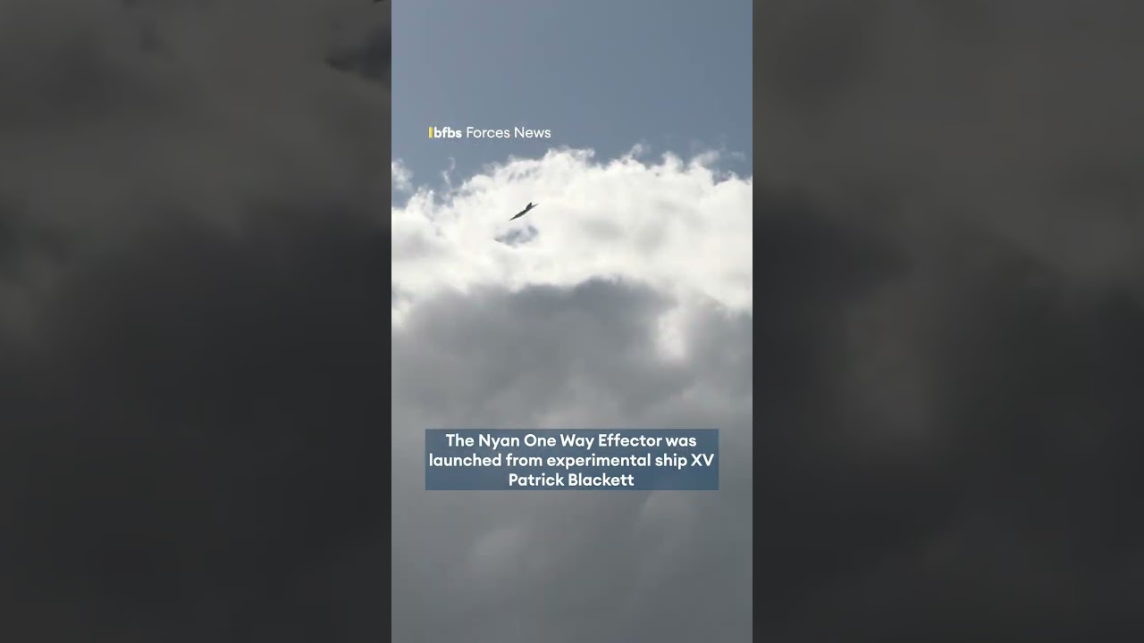 Historic strike drone launch for Royal Navy💥