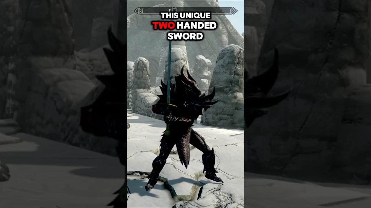 Секретный двуручный меч с уникальными усилениями в Skyrim!