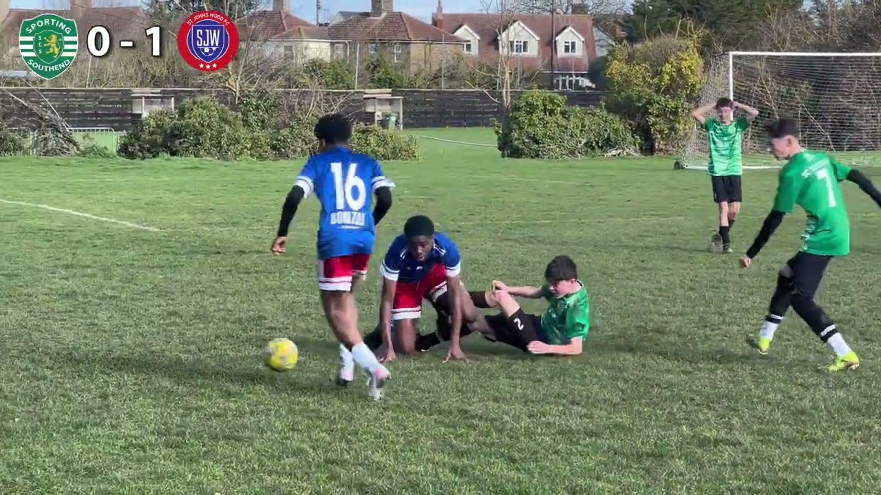 Sporting Club Southend U14  ( 3 - 2 ) St Johns Wood FC U14