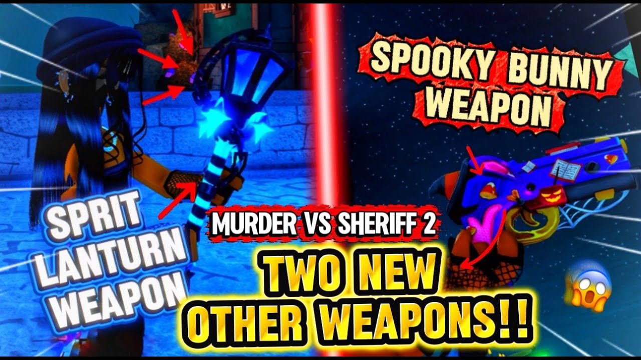КУПИЛ 2 НОВЫХ ОРУЖИЯ! СПРИТА ЛАНТЕРН🌈+ЖУТКИЙ КРОЛИК🌸 | Murder Vs Sheriff 2