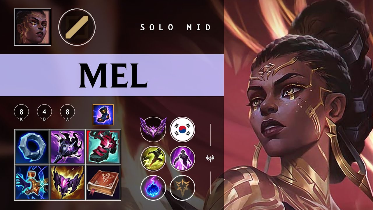 Mel Mid vs Varus - KR Master Patch 26.02