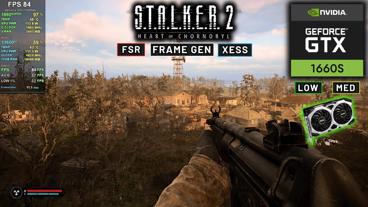 GTX 1660 SUPER | S.T.A.L.K.E.R. 2: Heart of Chornobyl Performance Test