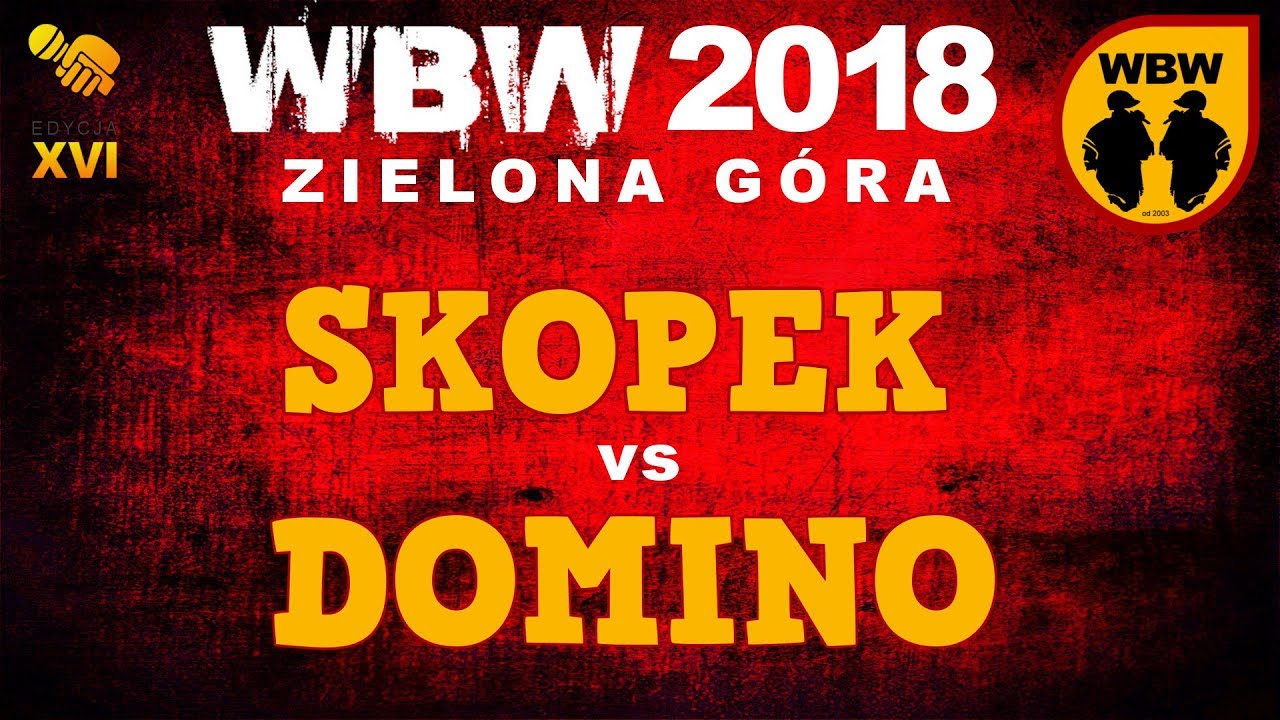 Skopek 🆚 Domino 🎤 WBW 2018 Zielona G&oacute;ra (freestyle rap battle)