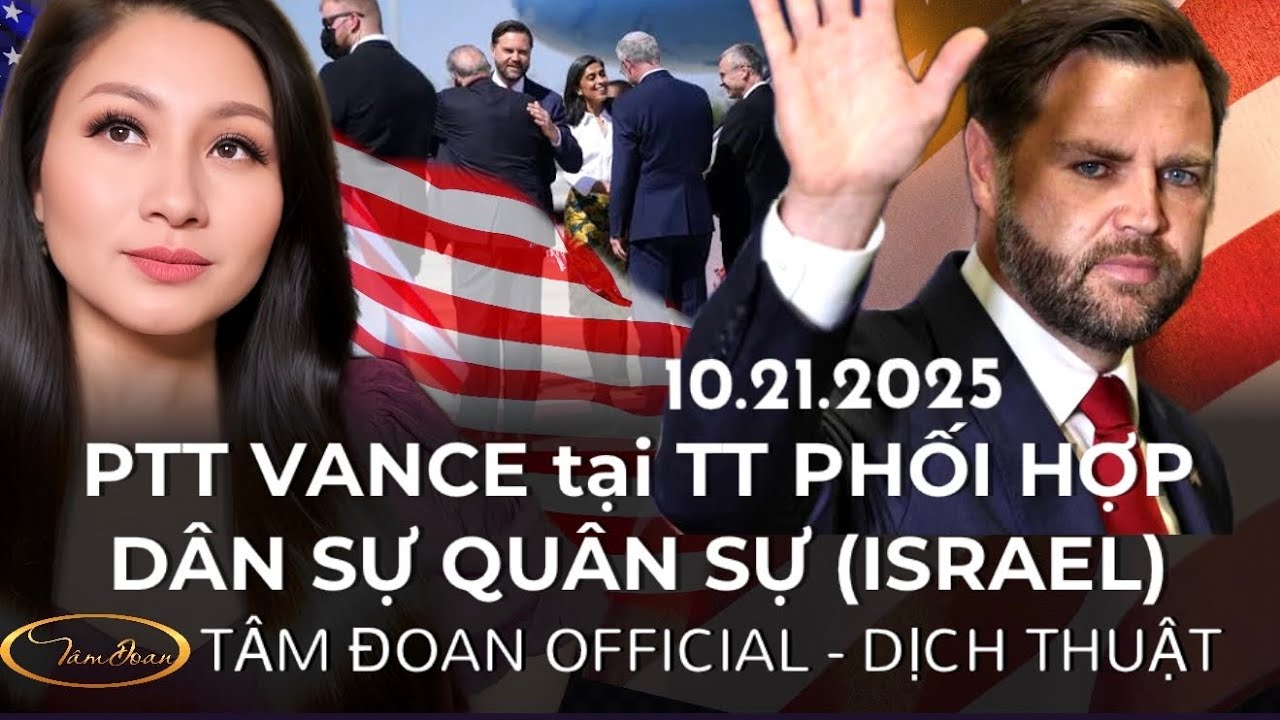 FULL BEST VIET TRANSLATION VICE PRES. VANCE IN ISREAL CMCC(SINGER TAM DOAN NEWS)