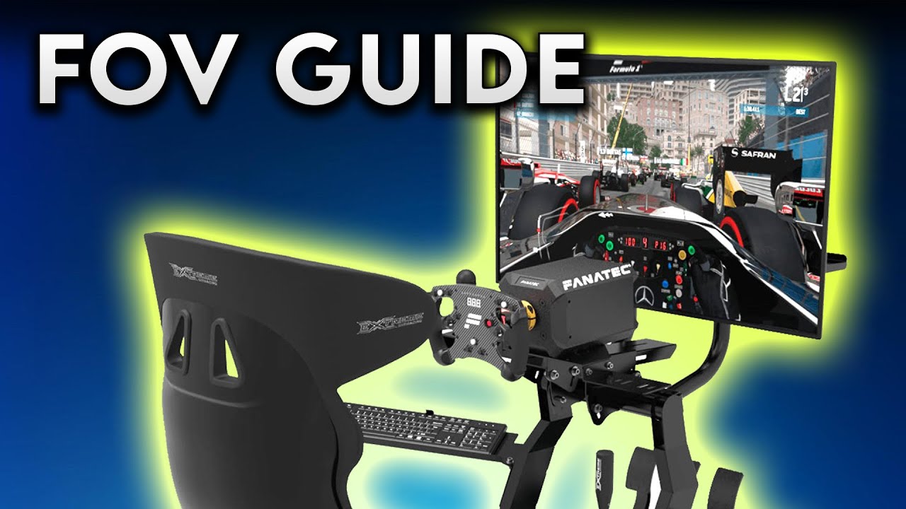 How to setup your CORRECT FOV for Simracing! - (Single Monitor)