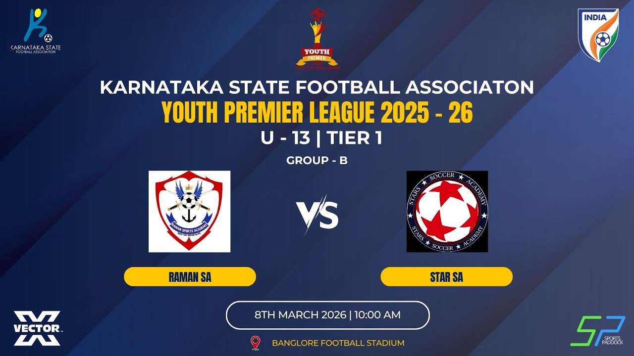 YPL 2025 - 26 | U - 13 | TIER - 1 | BFS | RAMAN SA VS STAR SA | 08.03.2026