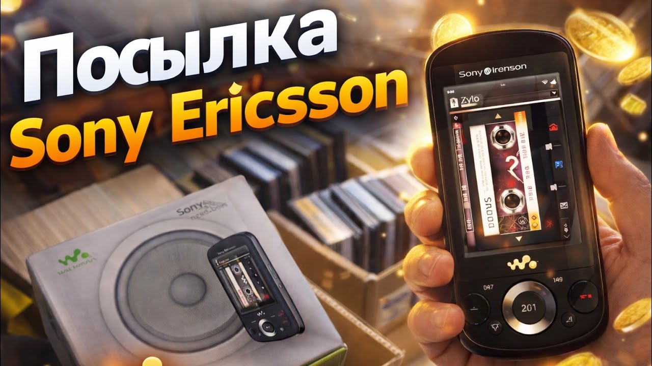 Посылка с Германии от Сергея.Крутые Sony Ericsson.