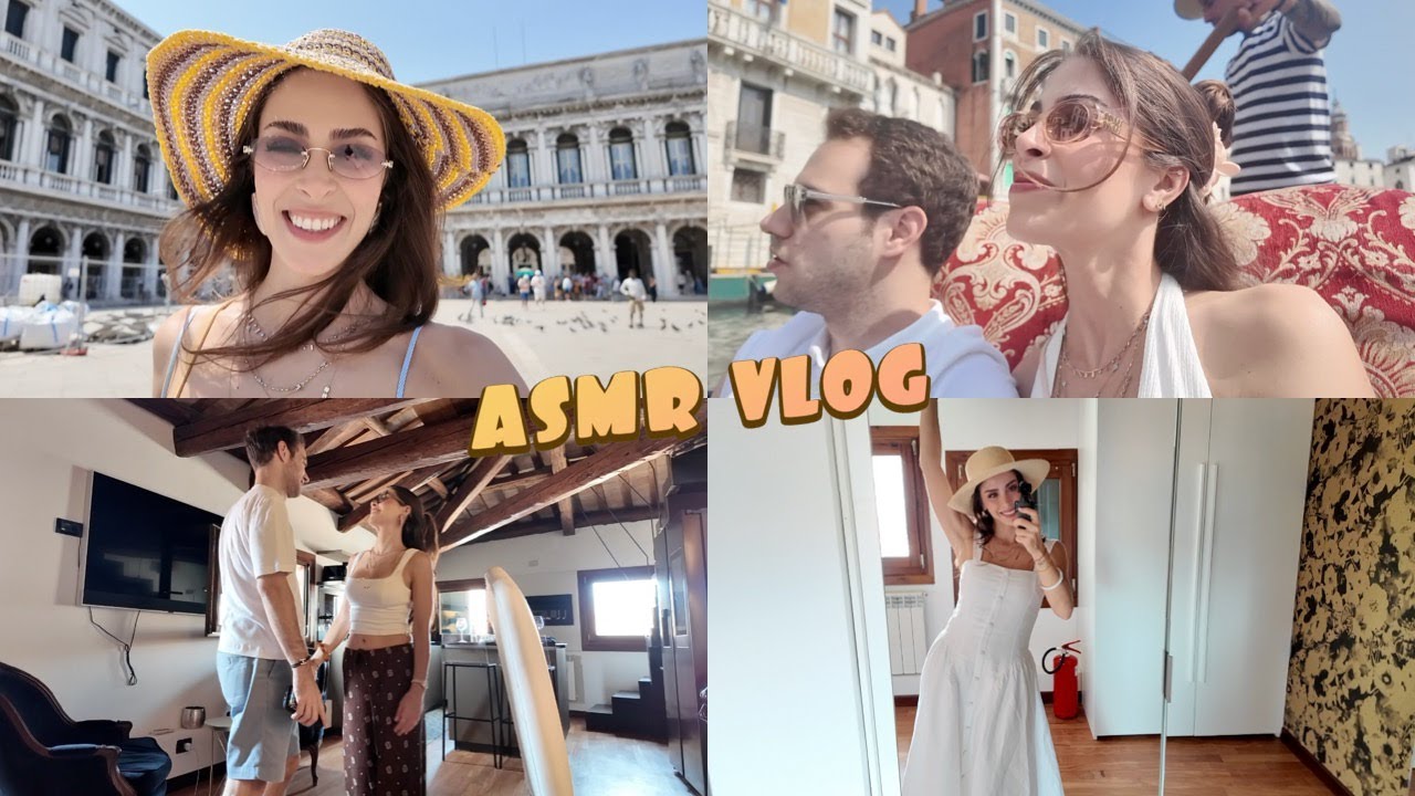 ASMR VLOG | Venedik sokaklarında adım adım  ASMR🌜| Türkçe ASMR