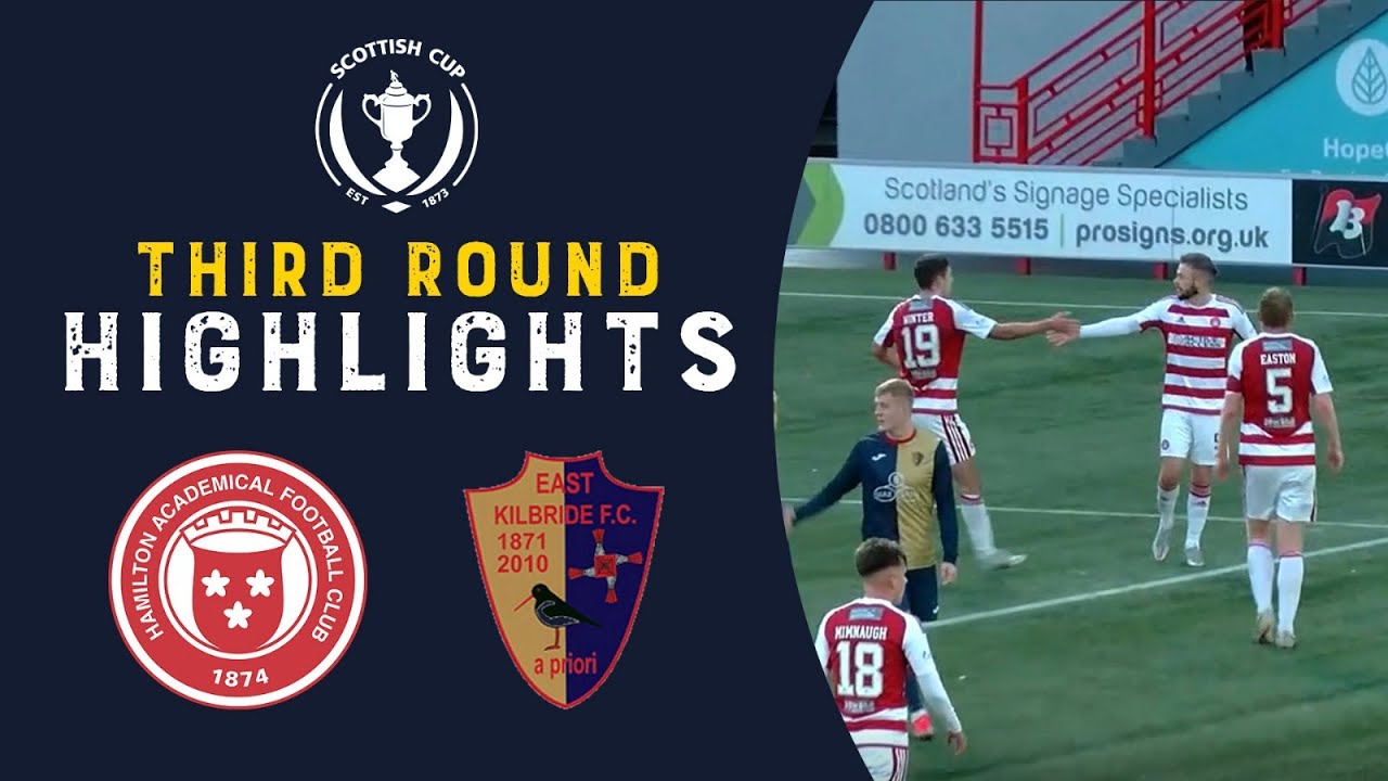 Hamilton Academical 4-0 East Kilbride | Highlights | Scottish Cup Third Round 2022-23
