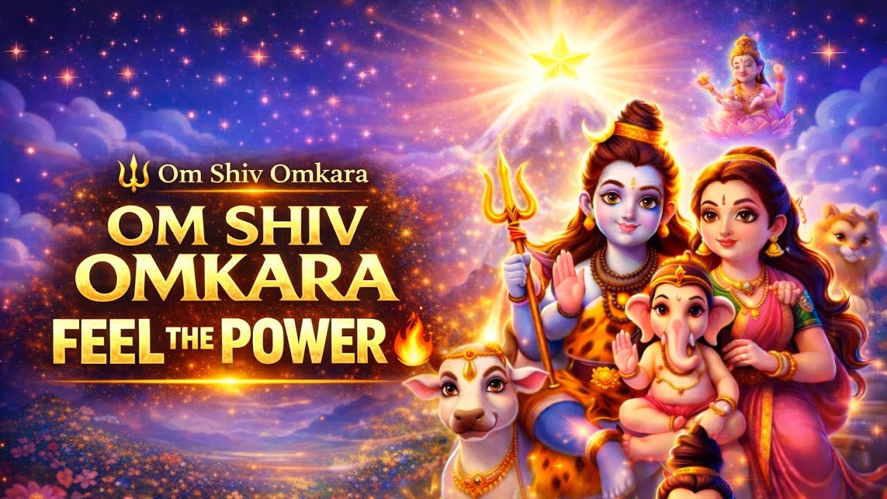 Om Shiv Omkara Aarti | Most Powerful Shiv Aarti | Har Har Mahadev | Morning Bhajan 2026