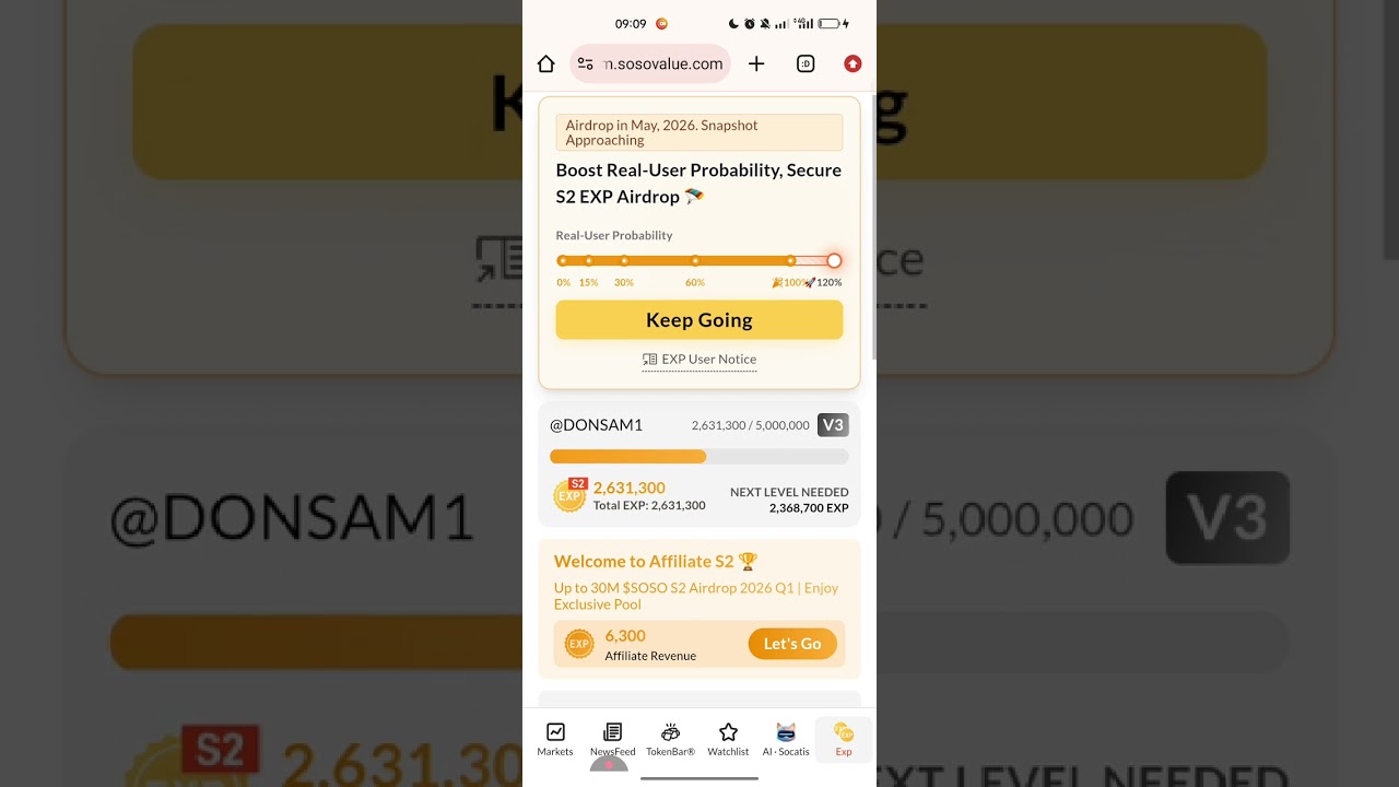 Soso value airdop claim and tge  15 days left 🔥🔑