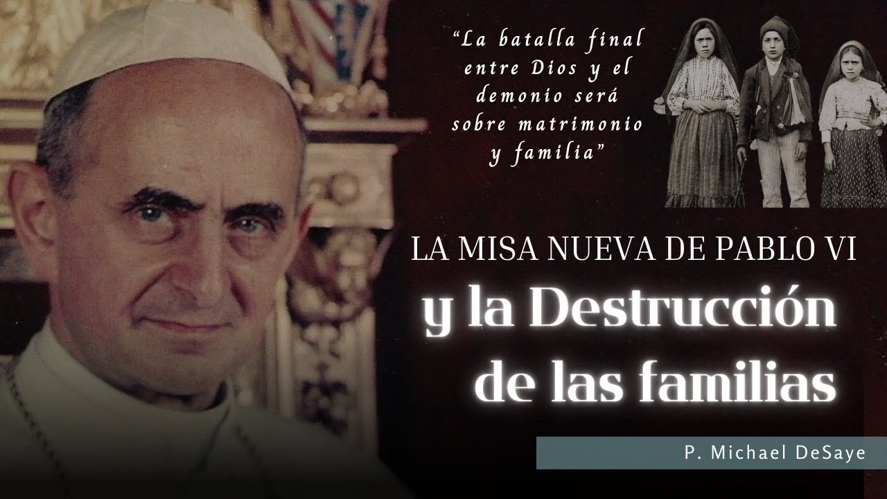 La misa Novus Ordo y la destrucción de la familia #catolicos #familia #misa