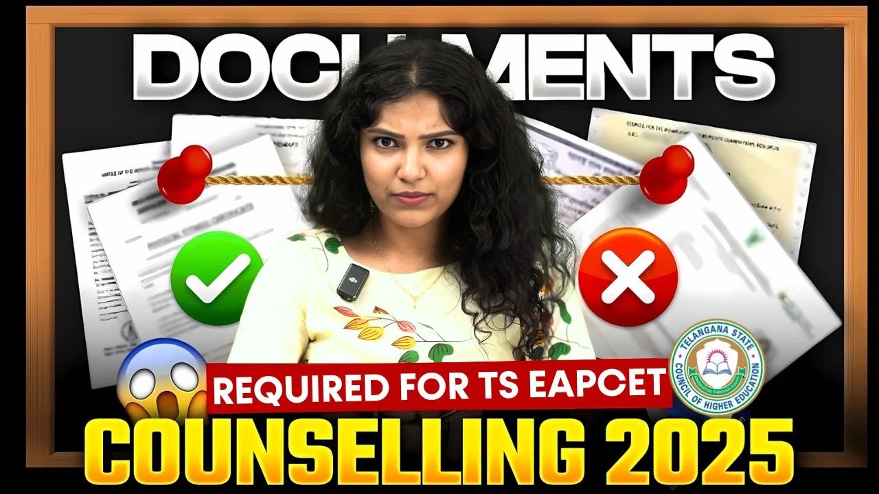 Documents required for TS EAMCET Counselling 2025 || EAPCET Counselling Process || TS EAPCET 2025
