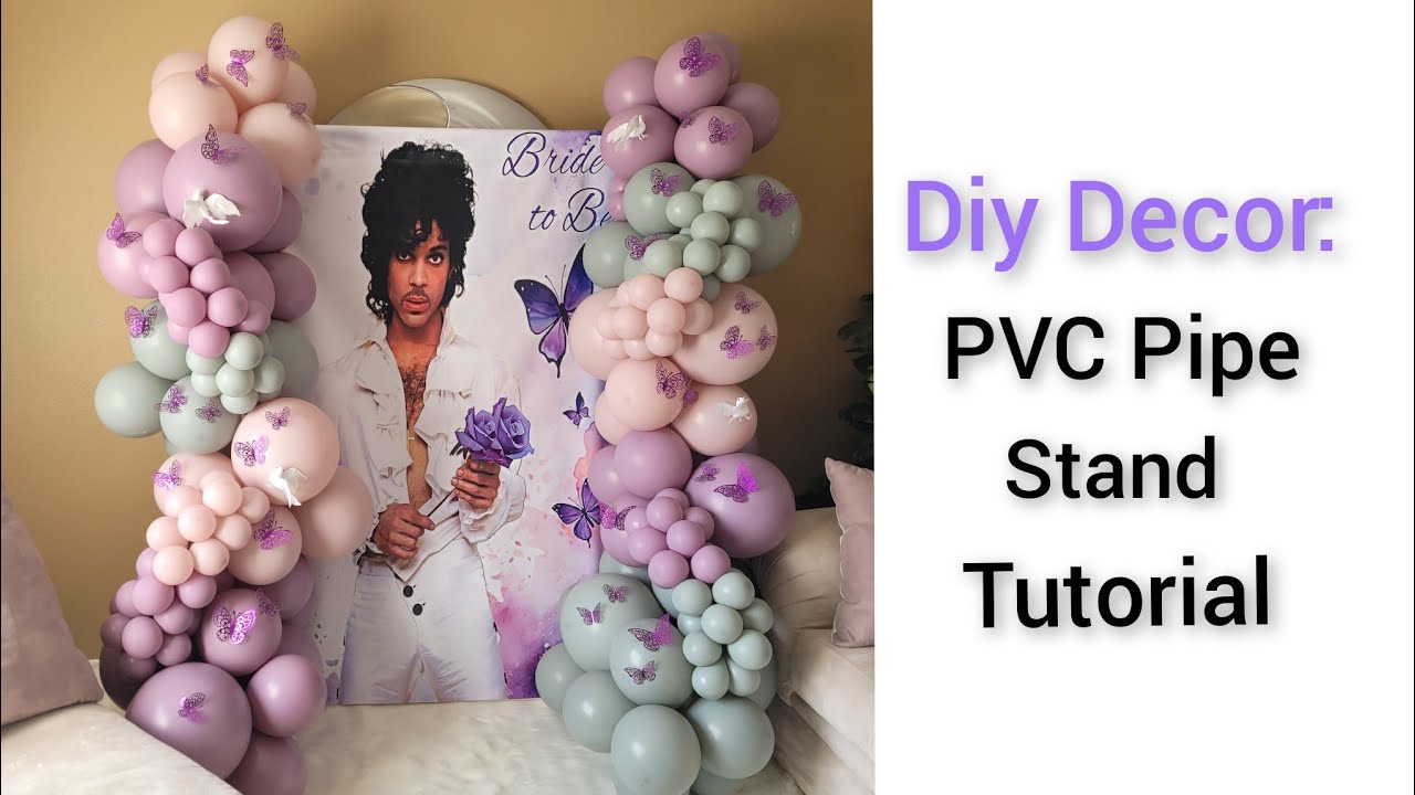 PVC PIPE Backdrop Stand and Balloon Garland Tutorial