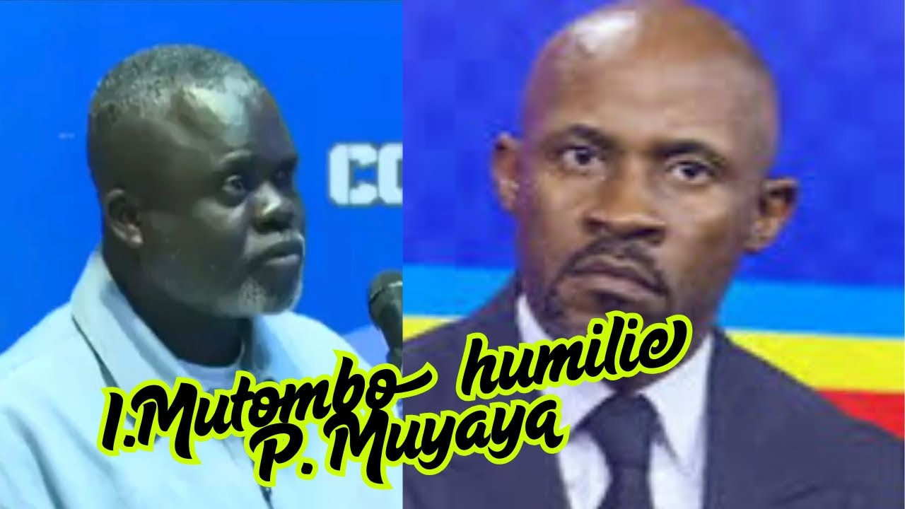 Israël Mutombo humilie Patrick Muyaya(accord de Paix)