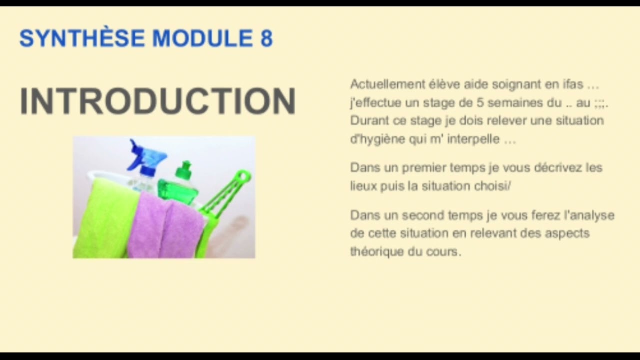 Module 8 aide-soignant 2025-2026 || rédaction