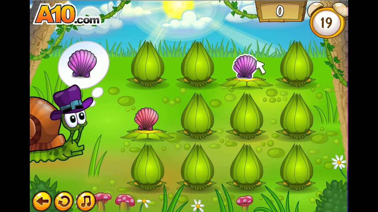 Flash игра Улитка Боб 5 мини игры Snail Bob 5 mini games