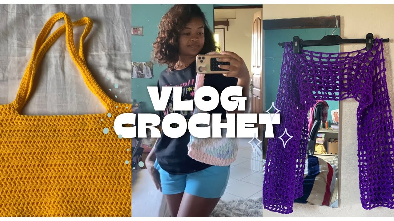 VLOG: Je refais ma garde robe avec mes CRÉATIONS en crochet 🧶🎀 | Made by Alicia 🩰 |