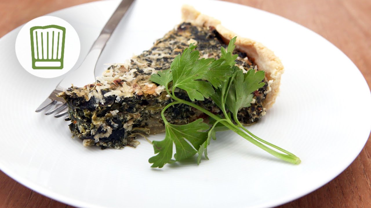 Quiche mit Spinat und Ziegenfrischkäse - Chefkoch tv Classics #chefkoch