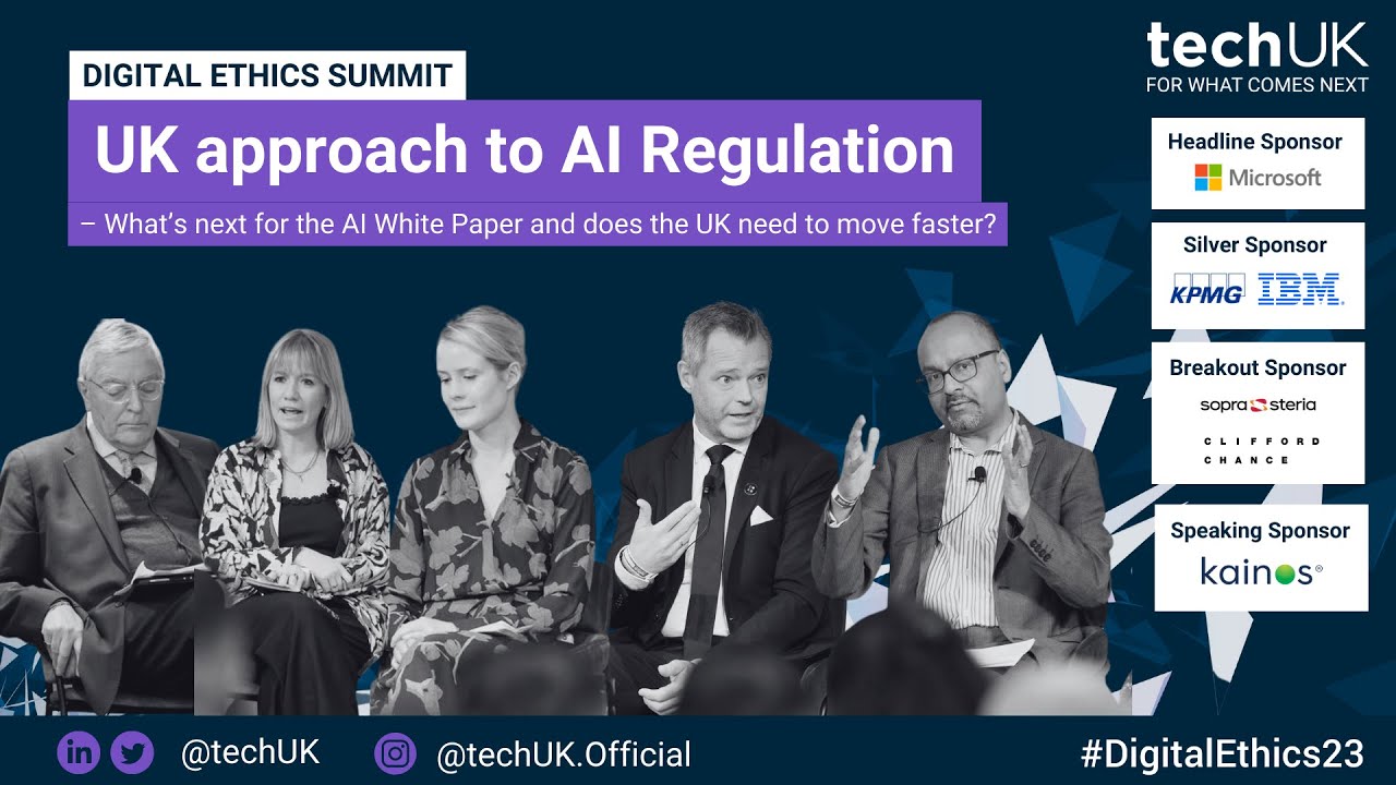 UK approach to AI Regulation | #DigitalEthics2023