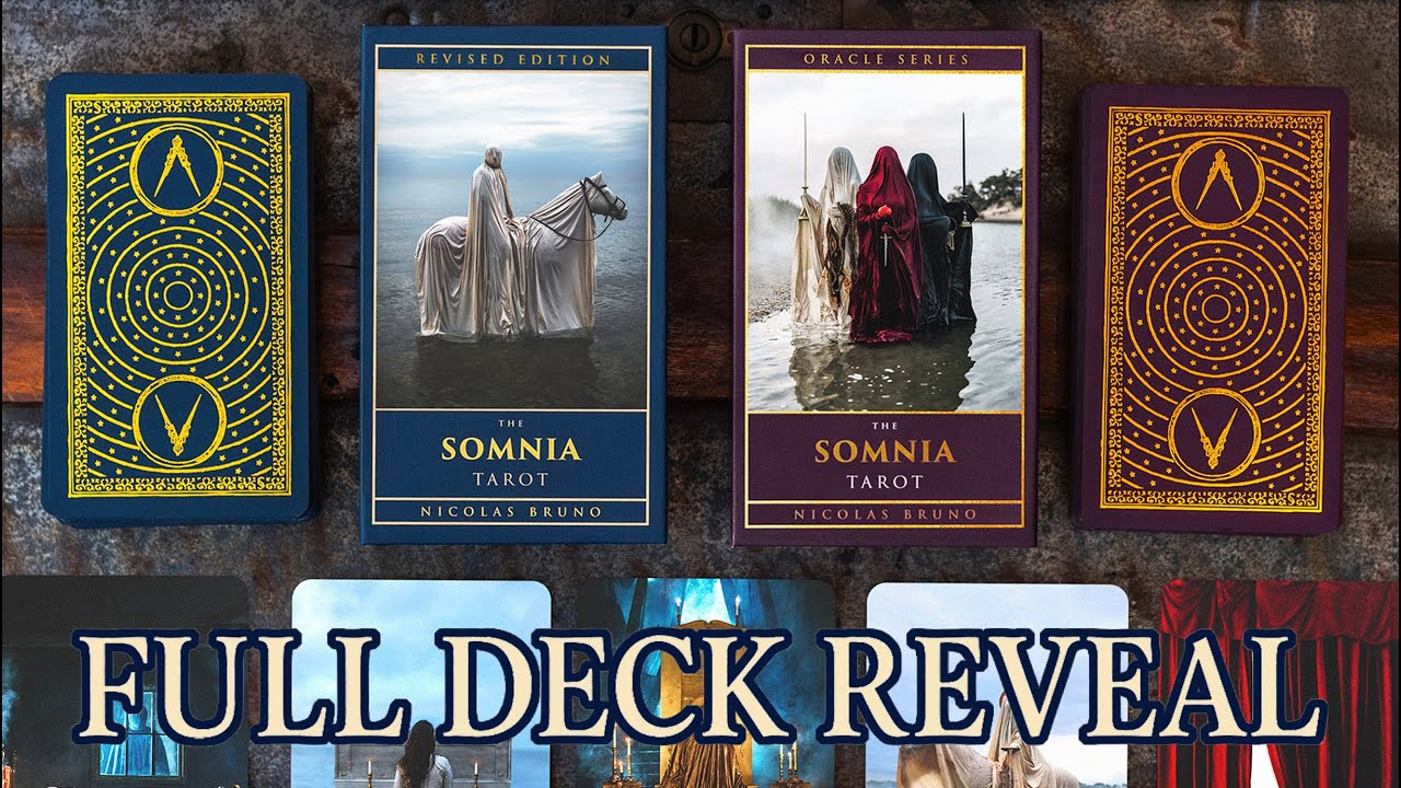 Reveal of The Somnia Oracle & Revised Tarot Decks | Full Flip-Through