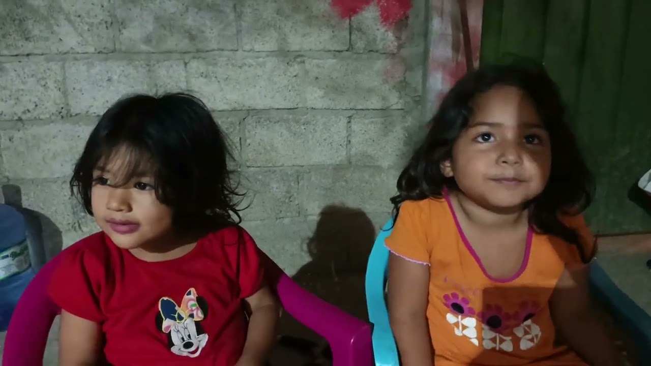 Pequeña niña  con su ingles