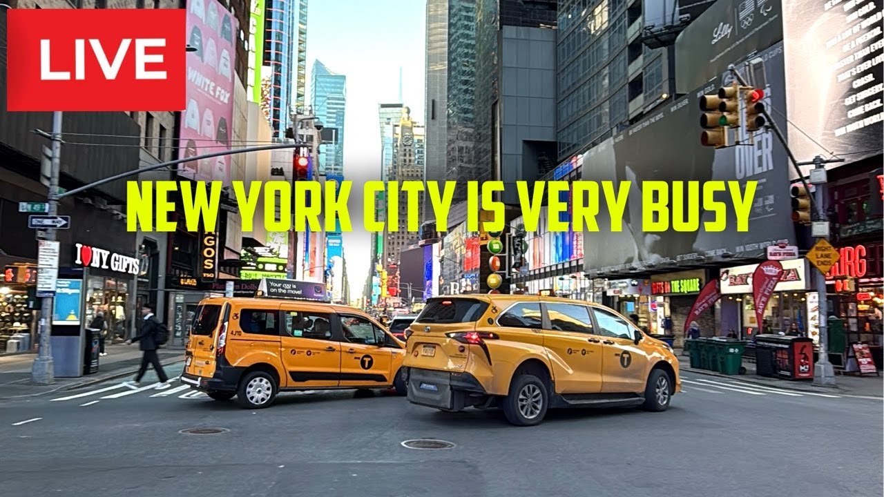 New York City: Walking From Midtown Manhattan | Times Square | Lower Manhattan