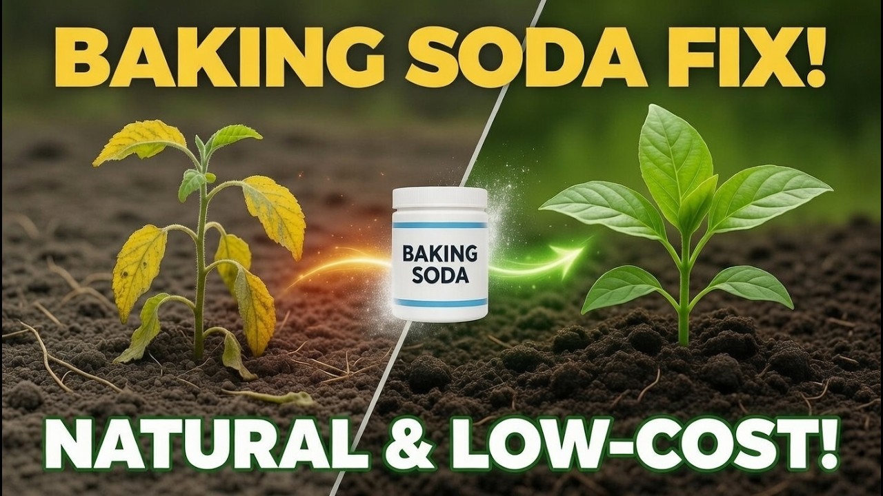 Baking Soda Gardening Hacks | The Secret Trick to Stop Plant Diseases & Boost Growth Naturally!