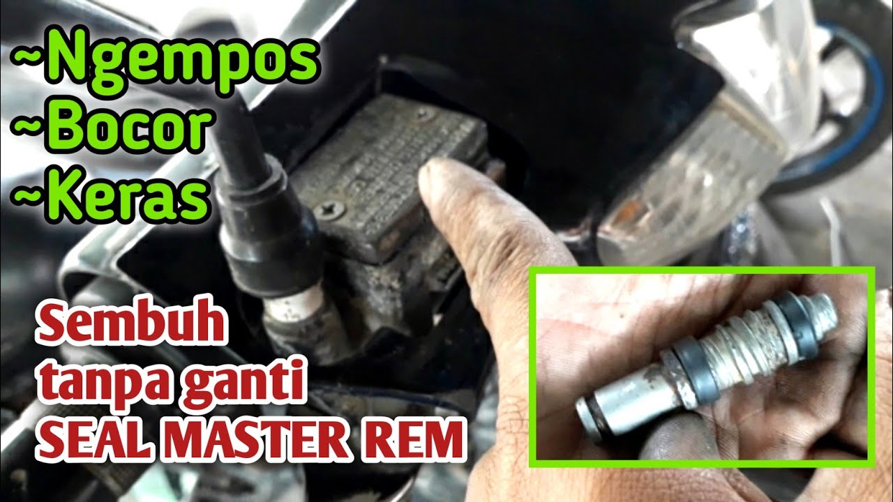 Mengakali seal master rem yang bocor 