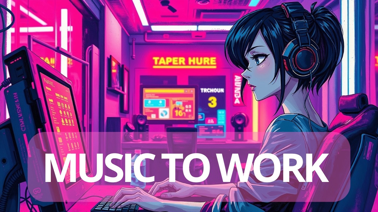 LoFi Girl in the Cyber Lab ⚡ | 100+ BPM Beats to Code, Create & Conquer
