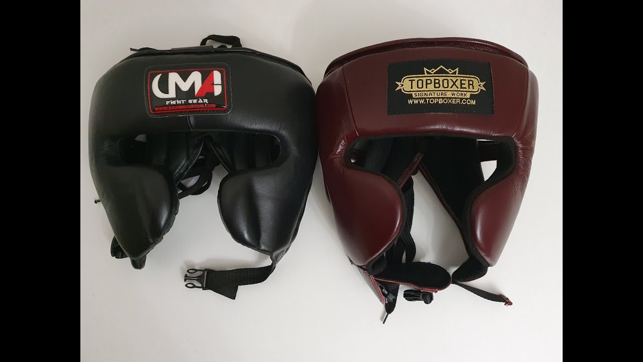 TopBoxer GLADIATOR HEADGUARD и Боксерский шлем UMA R-9 Mexican-style headgear Обзор и сравнение.