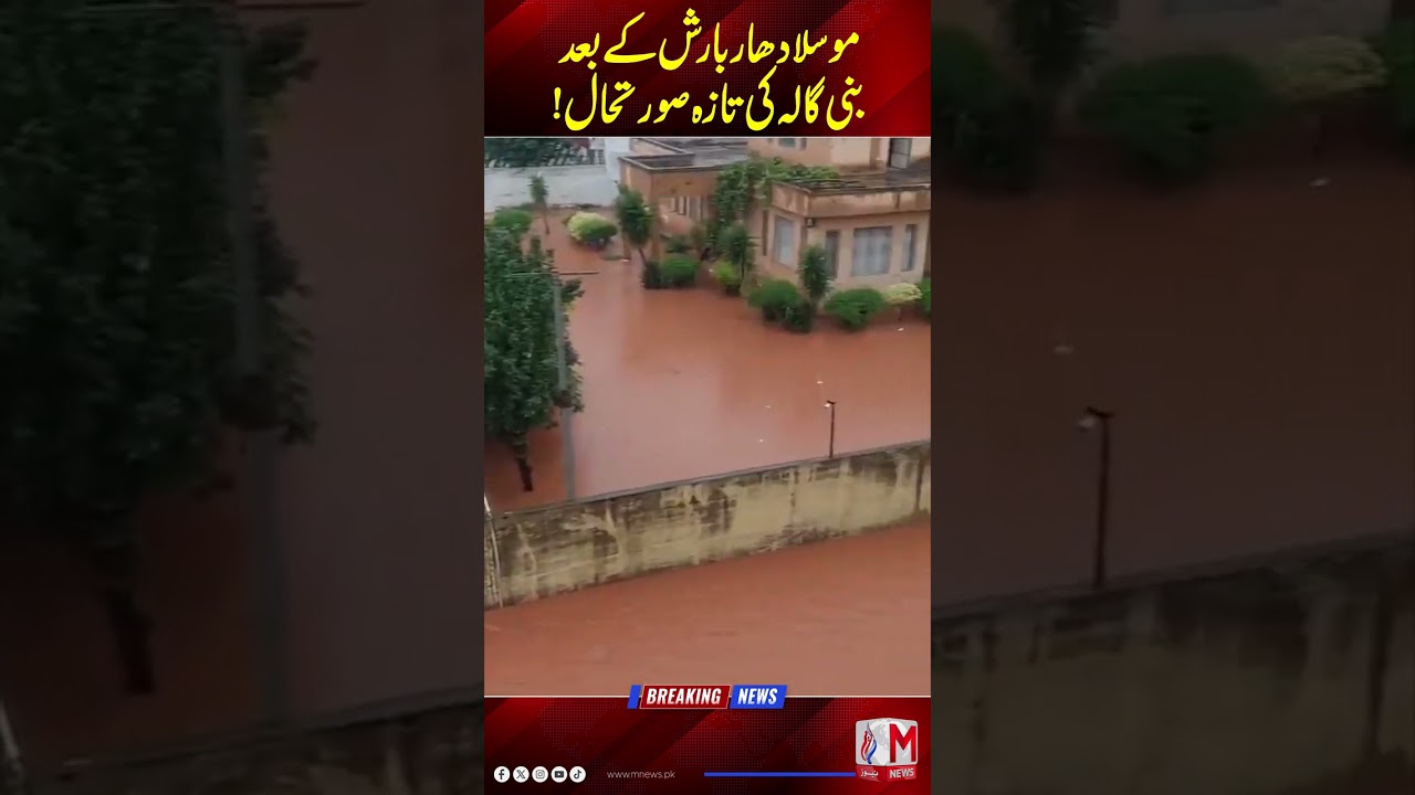 Heavy Rain Creates Flood Situation in Bani Gala | Residents Face Trouble | M News | Pakistan