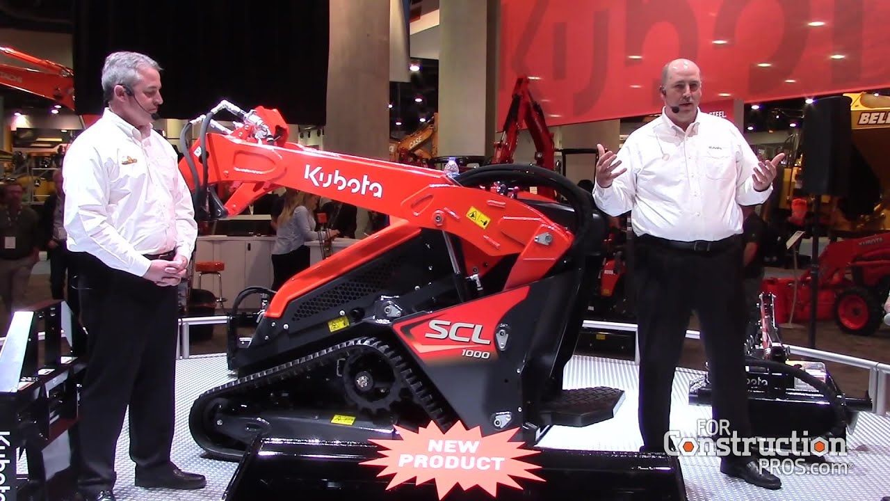 Kubota's New SCL 1000 Stand-on Skid Steer