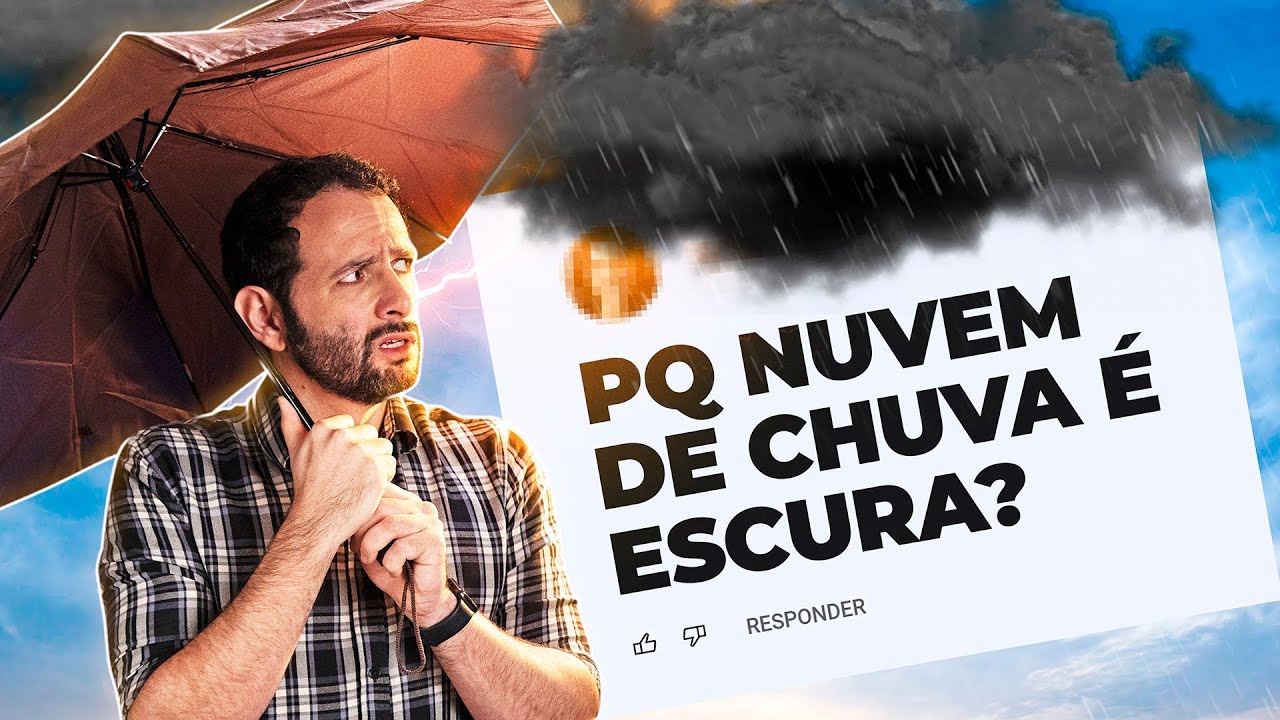 Por que NUVEM de CHUVA é ESCURA? Iberê responde!