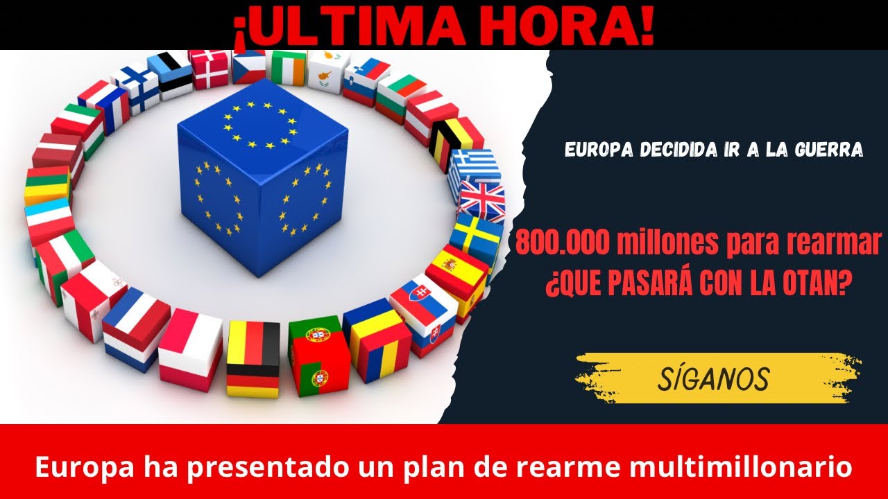 Von der Leyen: Comisi&oacute;n Europea ha presentado un plan de rearme multimillonario