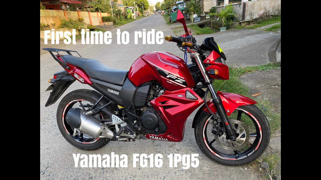 Yamaha FZ16 1Pg5 model 2014 (First ride experienced)