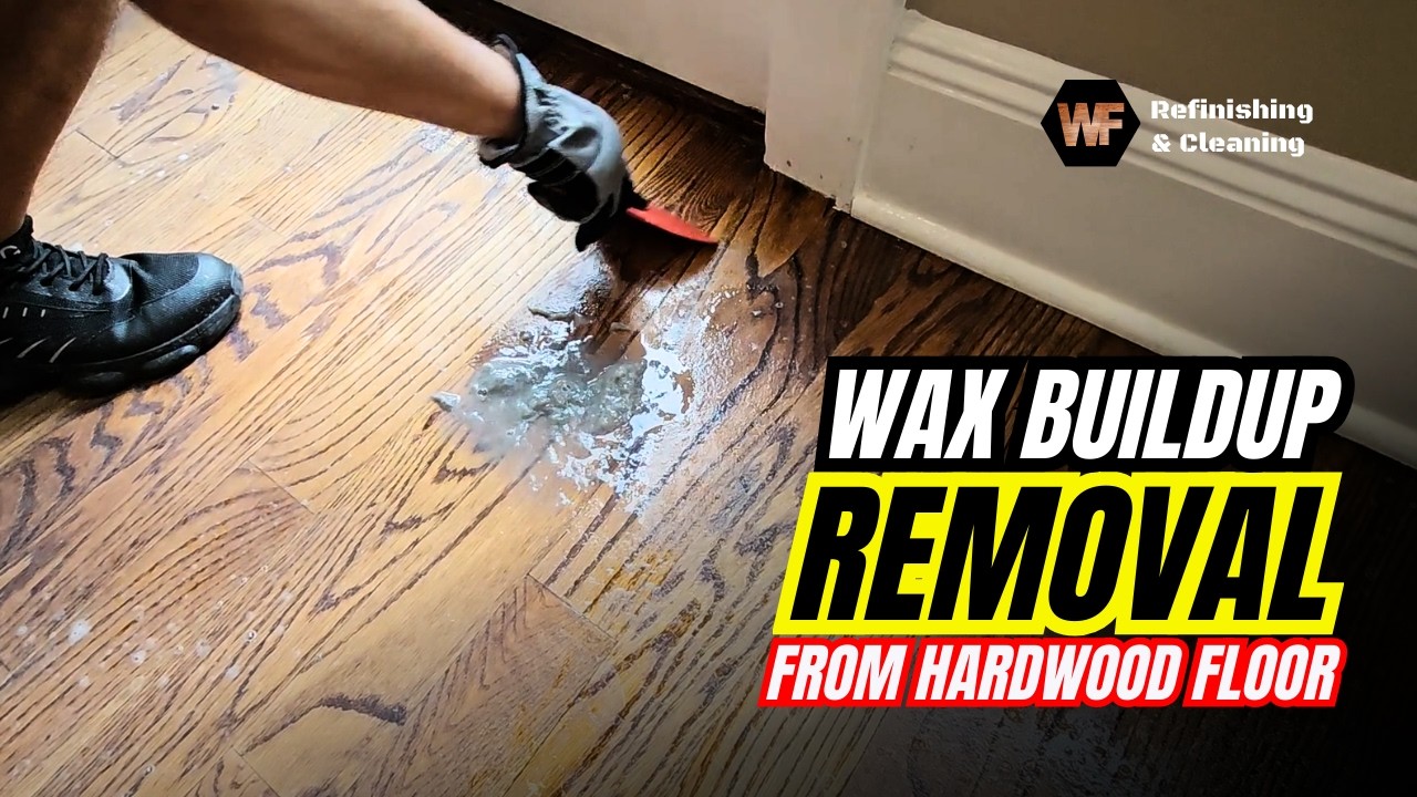 Wax Buildup Removal from Hardwood Floor | Basking Ridge NJ