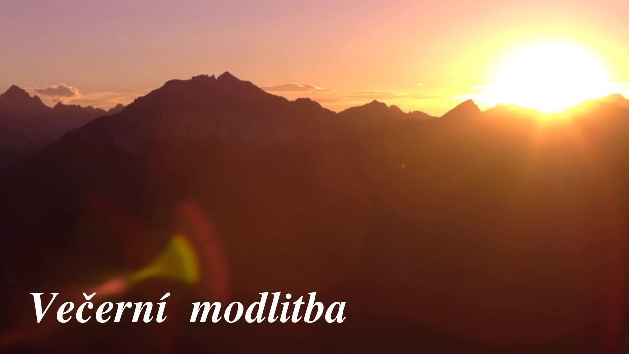 Večerní modlitba | Křesťanské písně