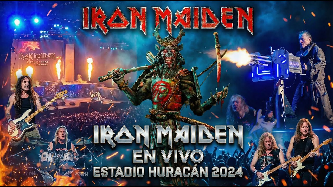 IRON MAIDEN - THE TROOPER - ESTADIO DE HURACAN ARGENTINA 2024