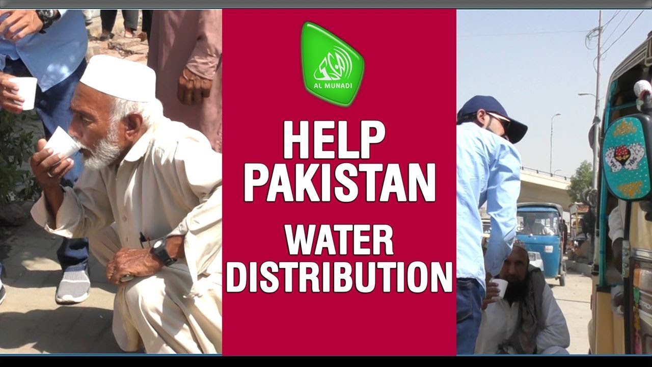Help Pakistan Water Distribution | Al Munadi, Al Midrar's Student Council