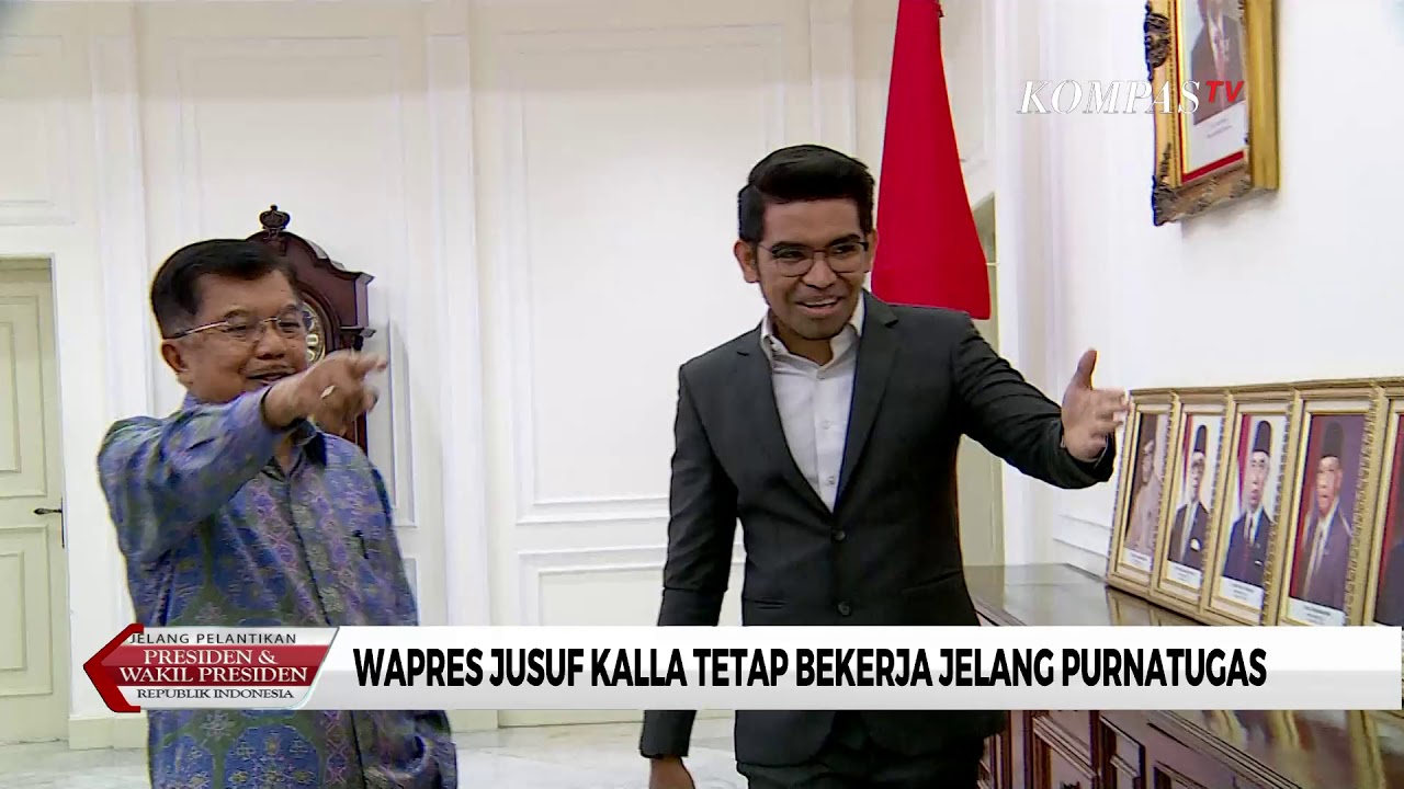 Jusuf Kalla Tetap Bekerja Jelang Purnatugas sebagai Wakil Presiden RI