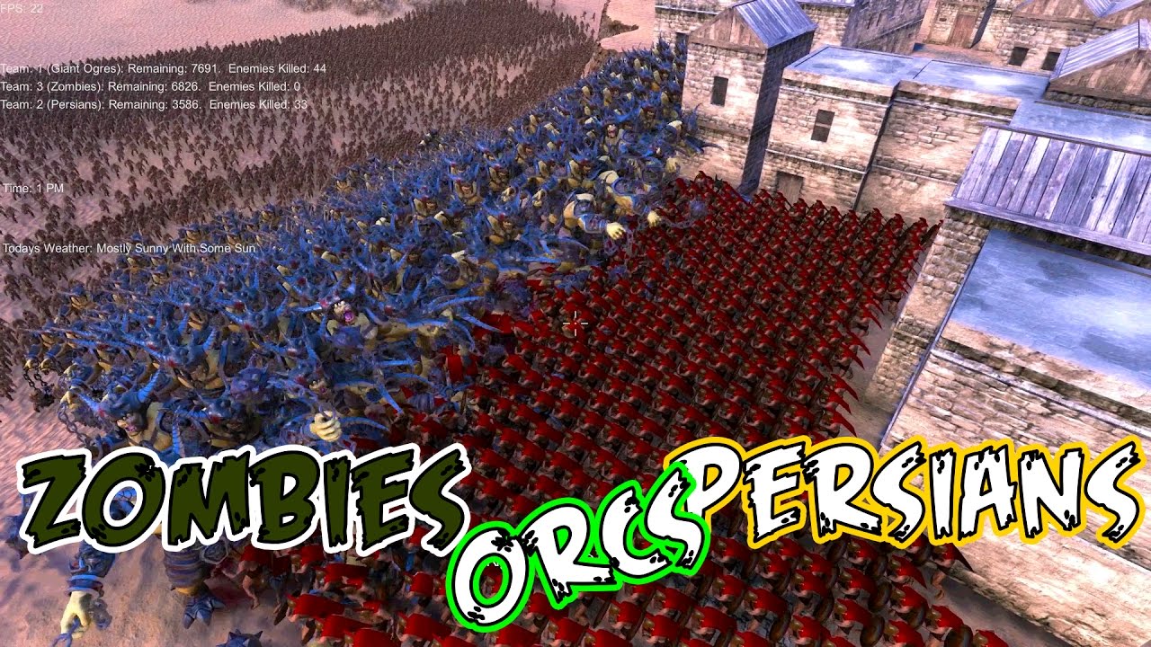 Ultimate Epic Battle Simulator Gameplay Highlights- Free 4 All - Ultimate Epic Battle Simulator