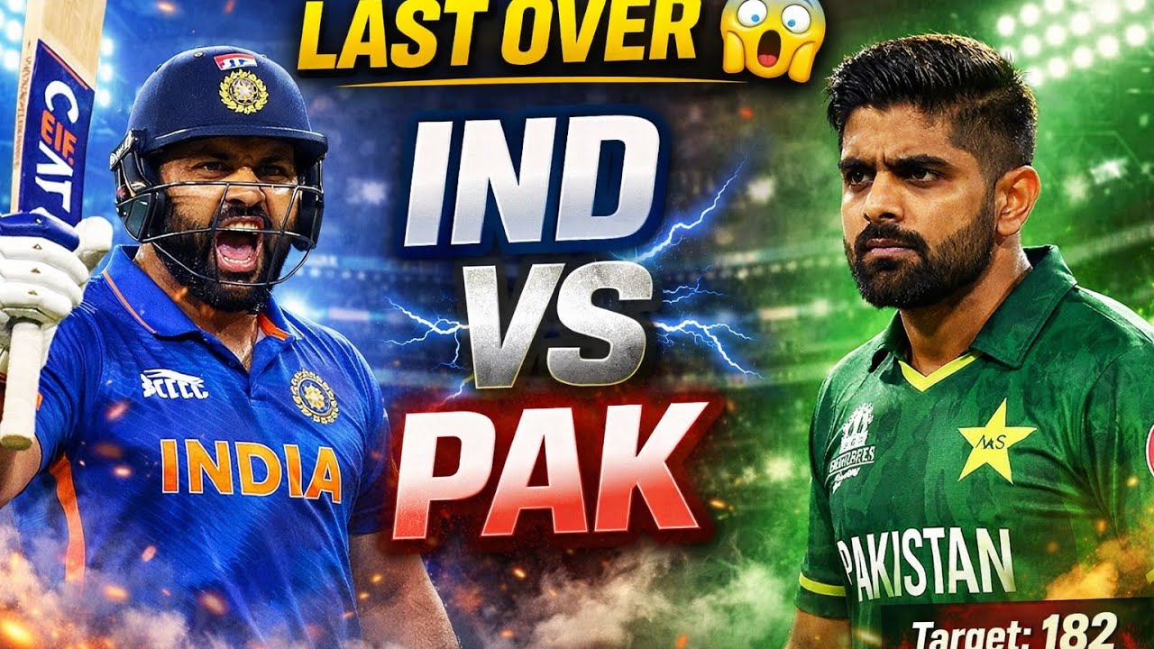 IND vs PAK Thriller 😱 Last Over Tak Saans Ruk Gayi! | Full Match Highlights