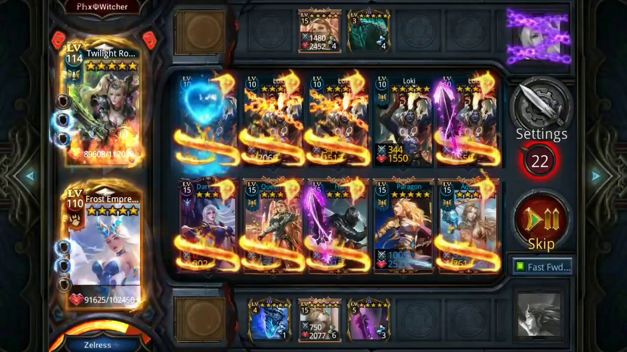 Deck Heroes, Duels - Loki endless cloning