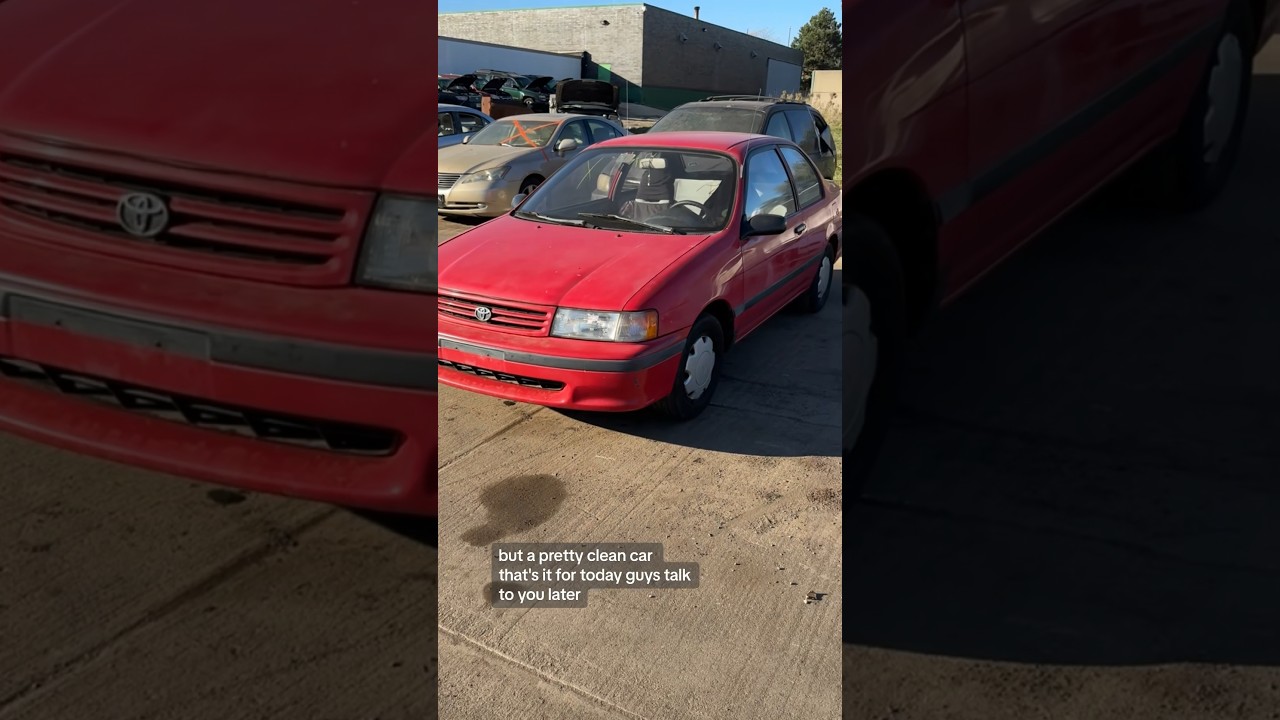 The only time I see a Toyota Tercel is at the junkyard. They don&rsquo;t exist elsewhere #toyota #tercel