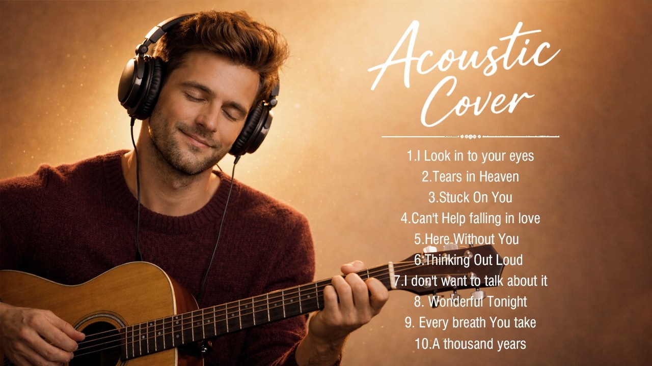 Timeless 70s 80s 90s Love Songs &ndash; Acoustic Covers (Male Vocal) | When I Look Into Your Eyes & More