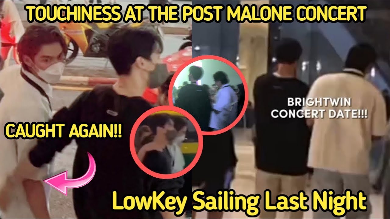 CAUGHT AGAIN ON A CONCERT DATE .. SHIP IS SAILING AT POST MALONE CONCERT
