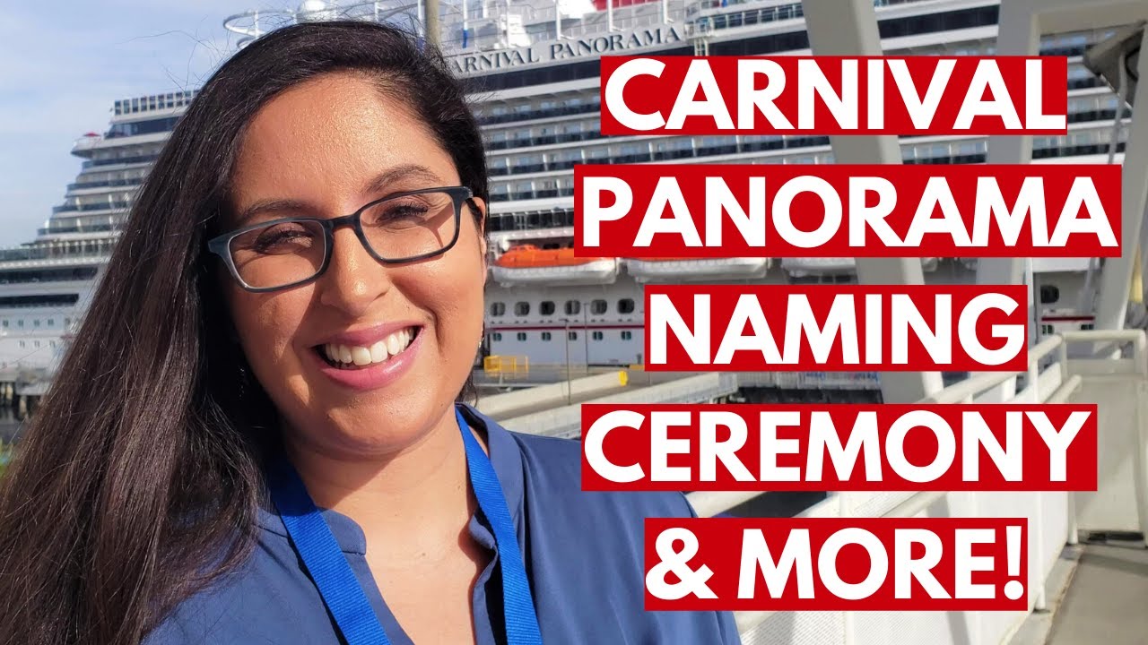 Carnival Panorama Naming Ceremony, Exploring the Ship & Party!