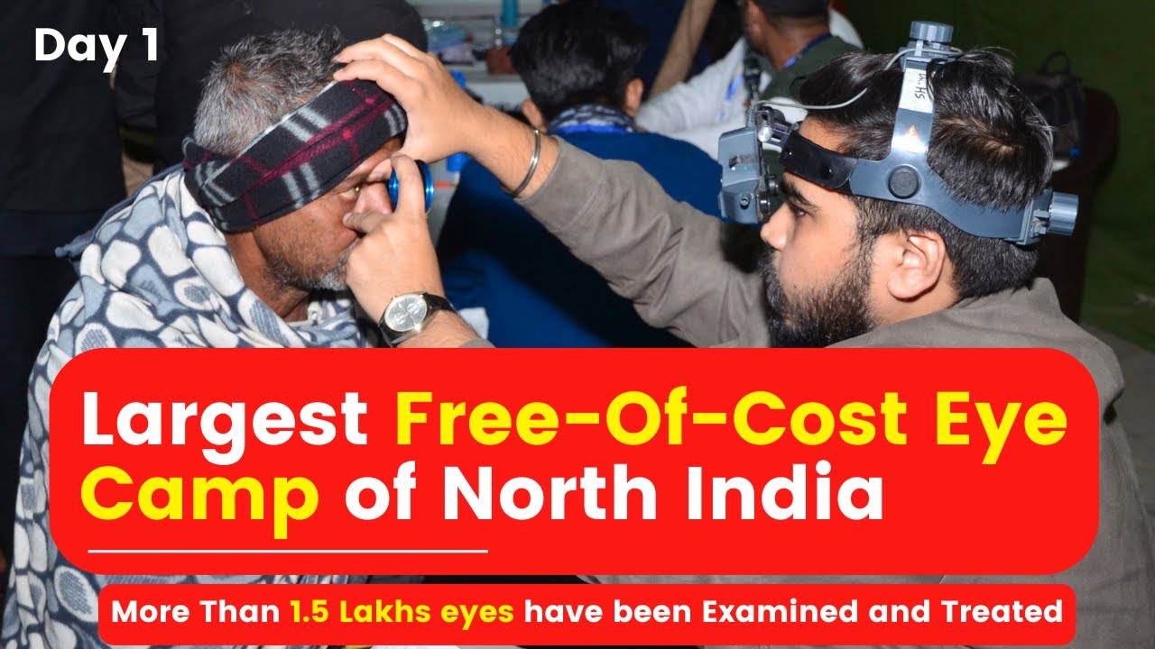 Day 1 | 33rd Yaad-E-Murshid Free Eye Camp (Dec 12-15, 2024) | Dera Sacha Sauda