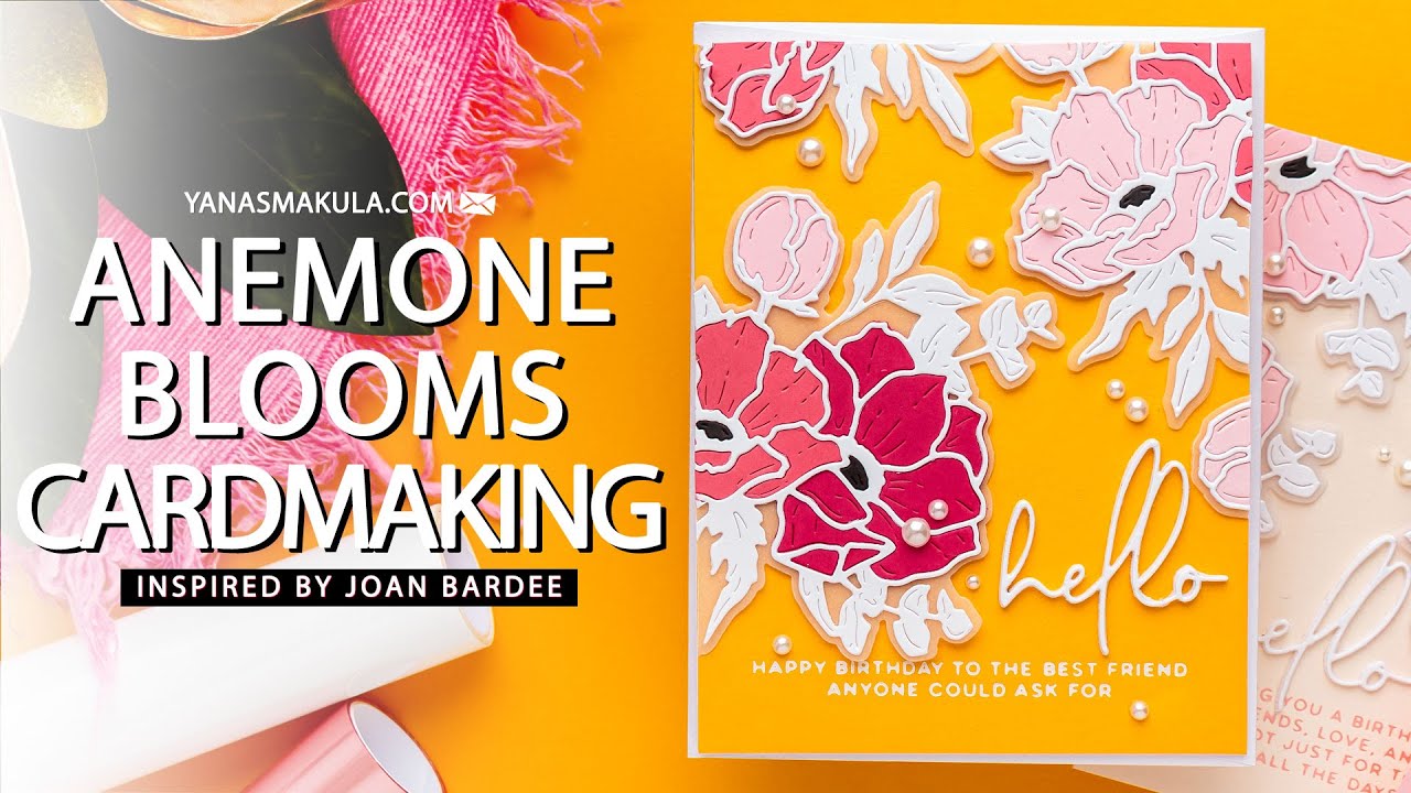 Anemone Blooms Cards - Inspired by Joan Bardee